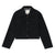 GREENEST - Striped Wool Jacket | Black, buy at DOORS NYC