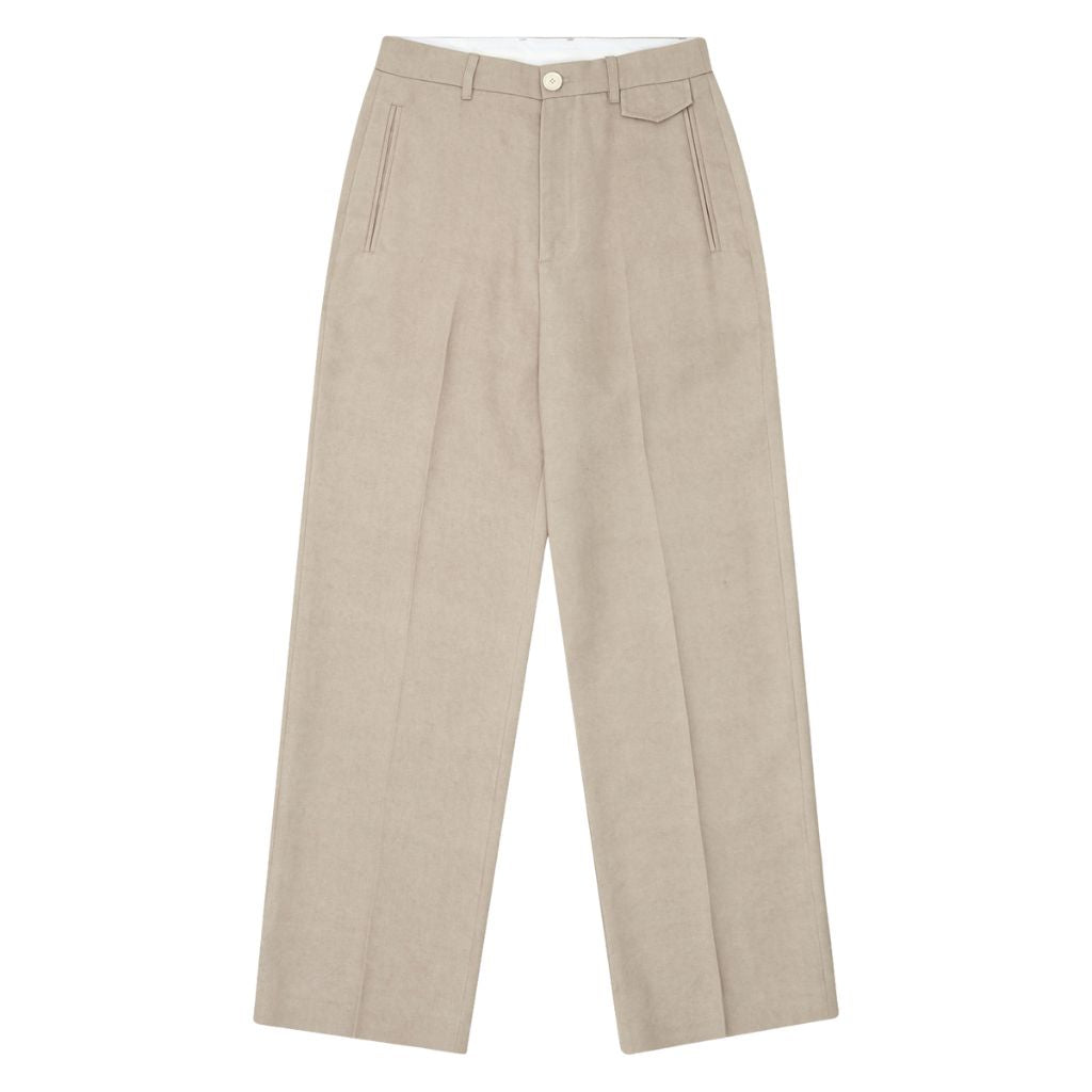 GREENEST - Pocket Detailed Pants | Beige, buy at DOORS NYC