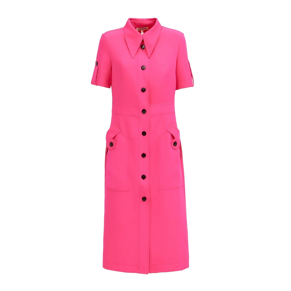 JULIA ALLERT - Shirt Dress | Pink buy at DOORS NYC
