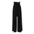 JULIA ALLERT -Velvet High Waist Trousers | Black, buy at doors.nyc