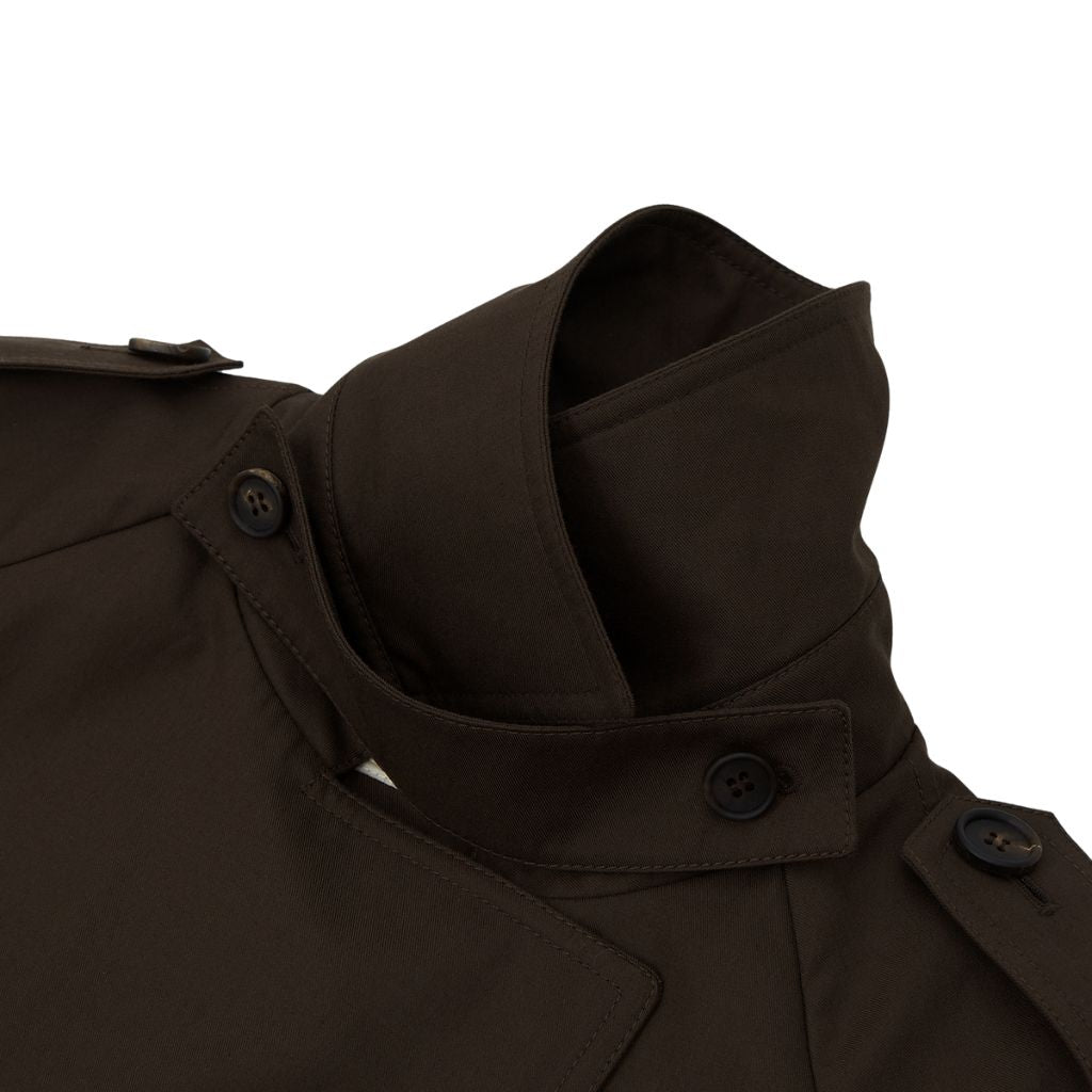 GREENEST - Two-way Trench Coat | Brown, buy at DOORS NYC