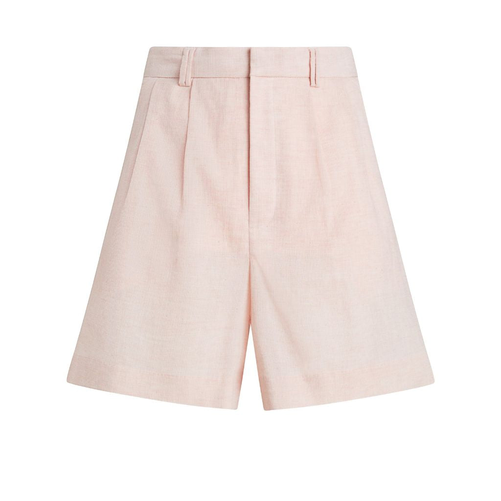 MNK ATELIER - Pink Tailored Shorts | PR Samples at DOORS NYC