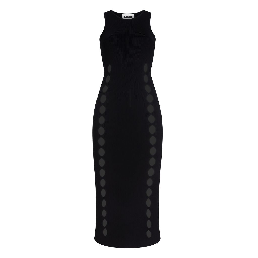 MNK ATELIER - Black Knitted Dress | PR Samples at DOORS NYC