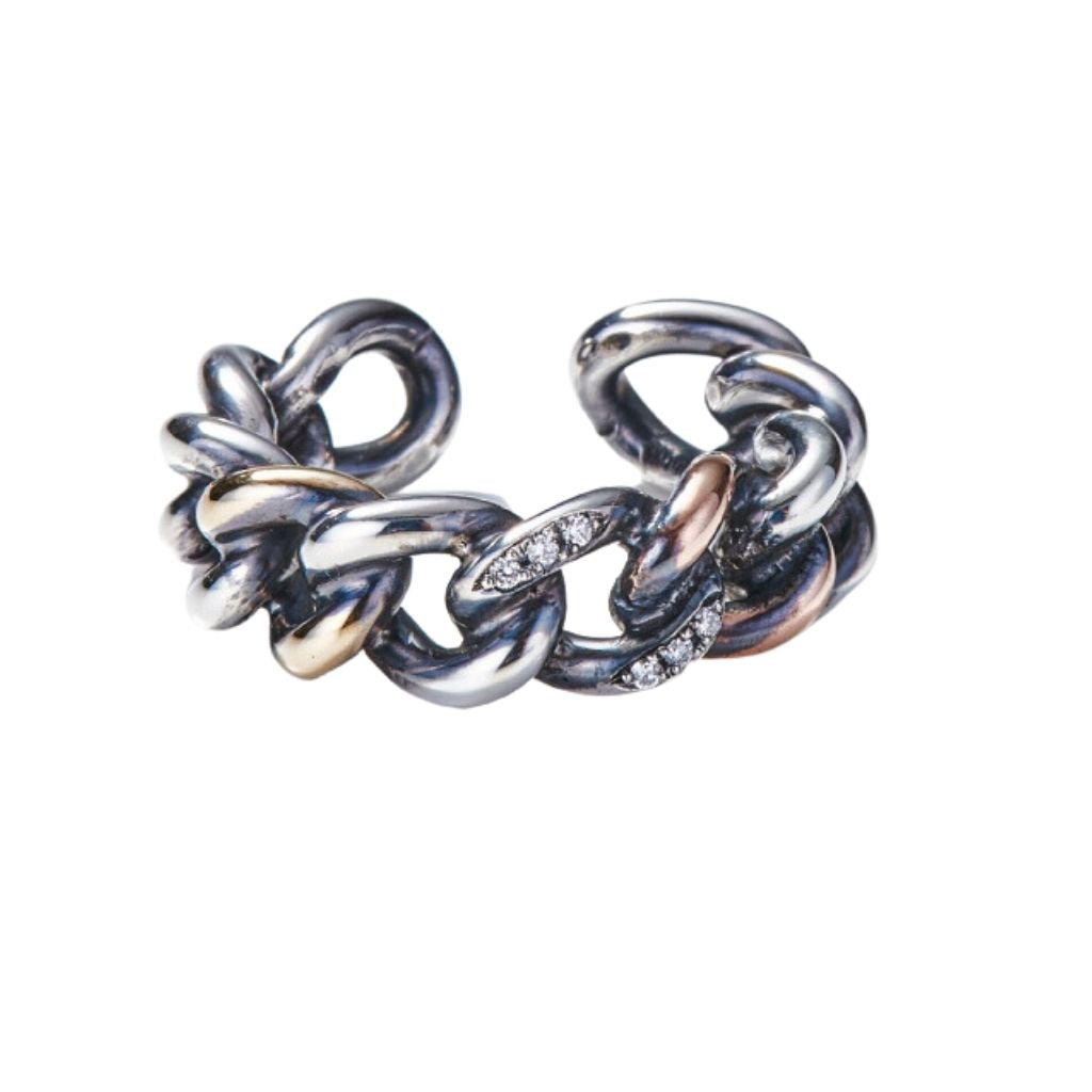 Chain Motif Connect Ring