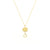 SEVEN SAINTS - Goddess Lotus Necklace | Gold, buy at DOORS NYC