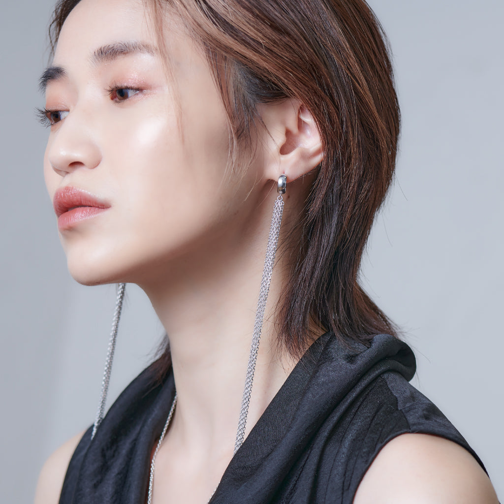 MASANA - Single Chain Fringe Earring, buy at DOORS NYC