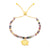 SEVEN SAINTS - Lotus Tourmaline Bracelet | Gold buy at DOORS NYC