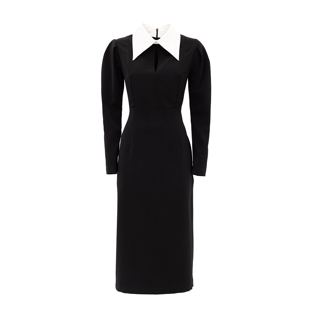 Formal Midi Dress | Black