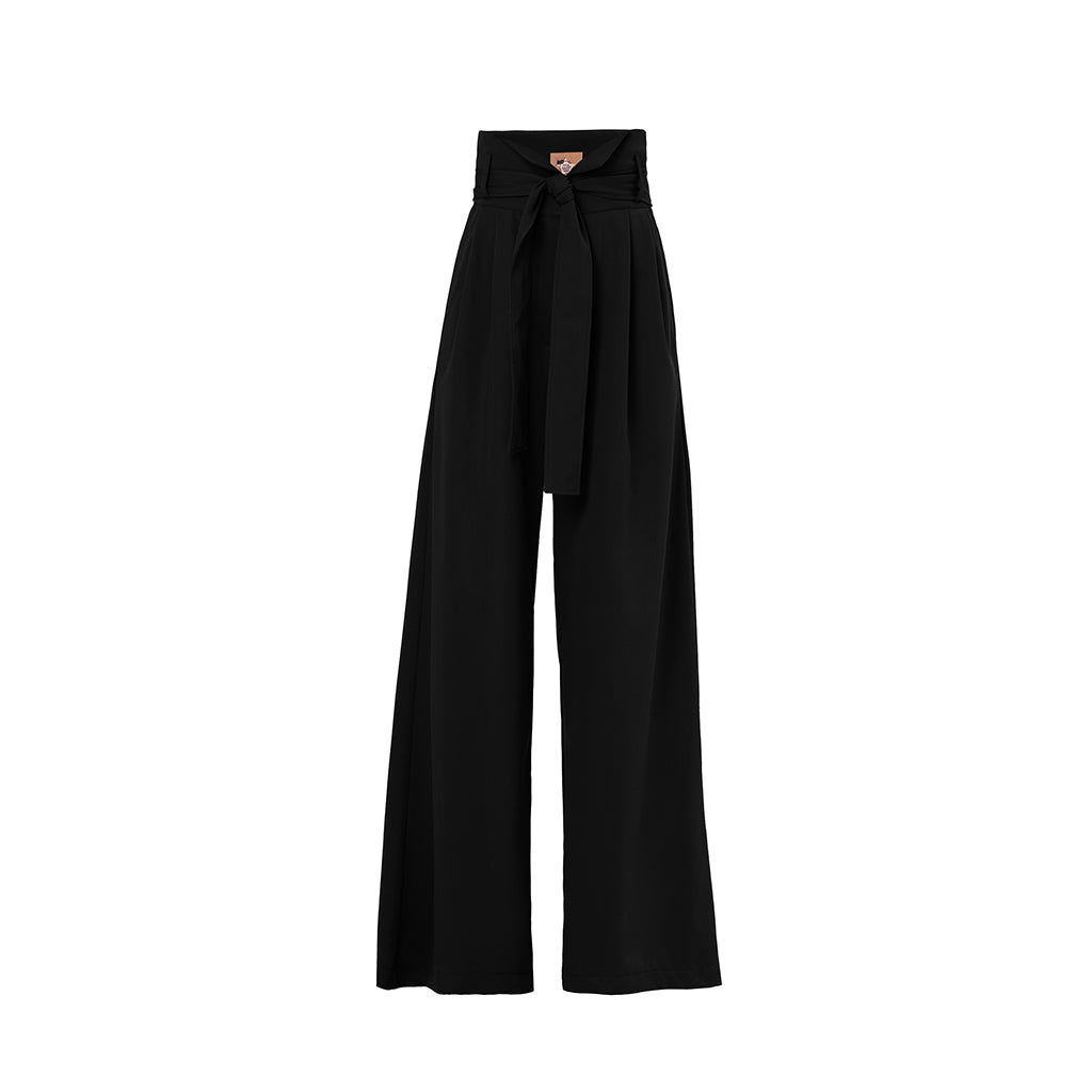 High Waist Trousers | Black