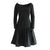 OTKUTYR - Black Moire Dress, buy at DOORS NYC