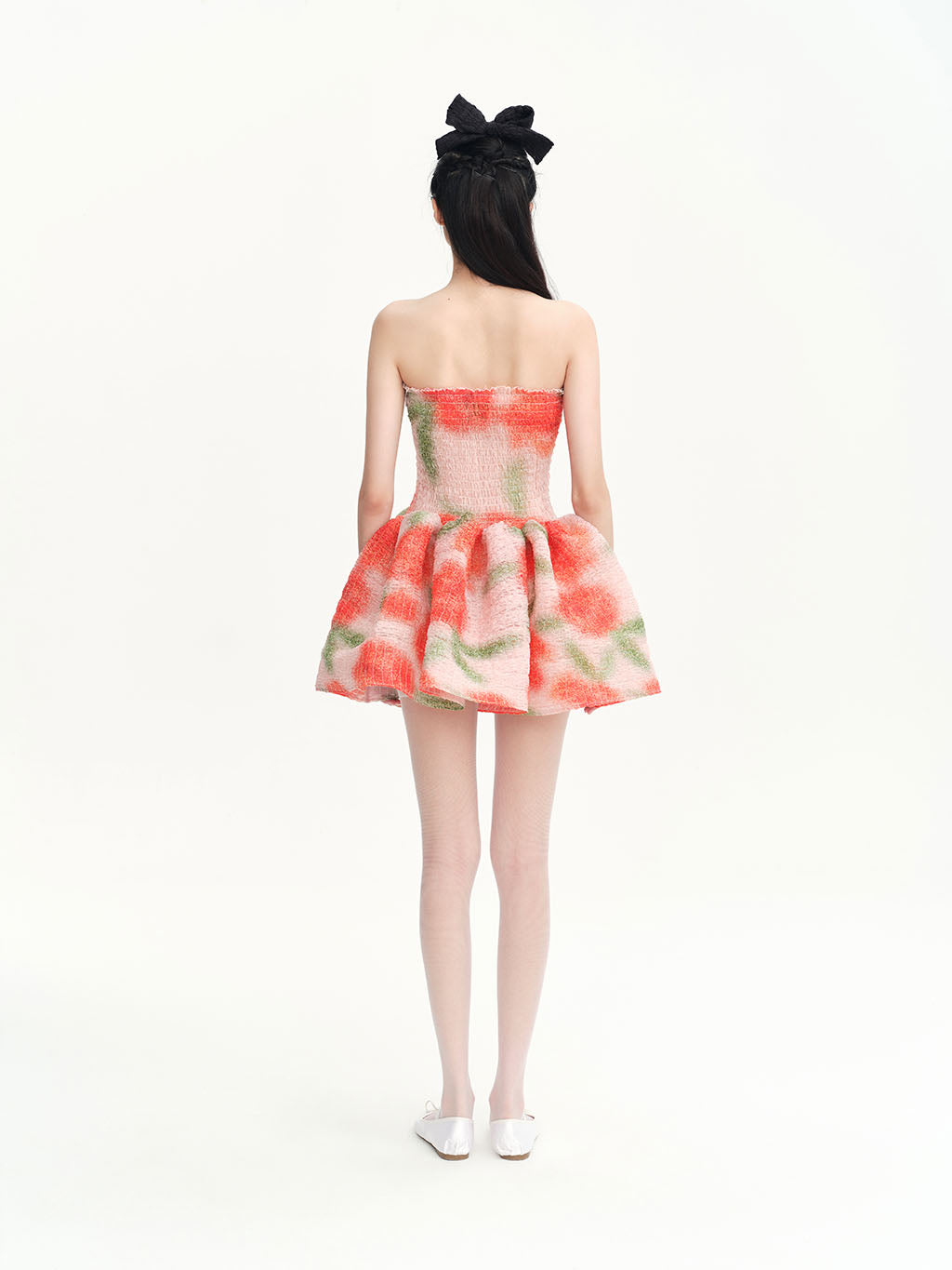 CHICTOPIA - Beige Rosetta Dress, buy at DOORS NYC