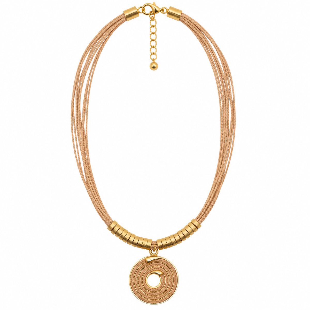 The Spiral Buriti Necklace - Medium