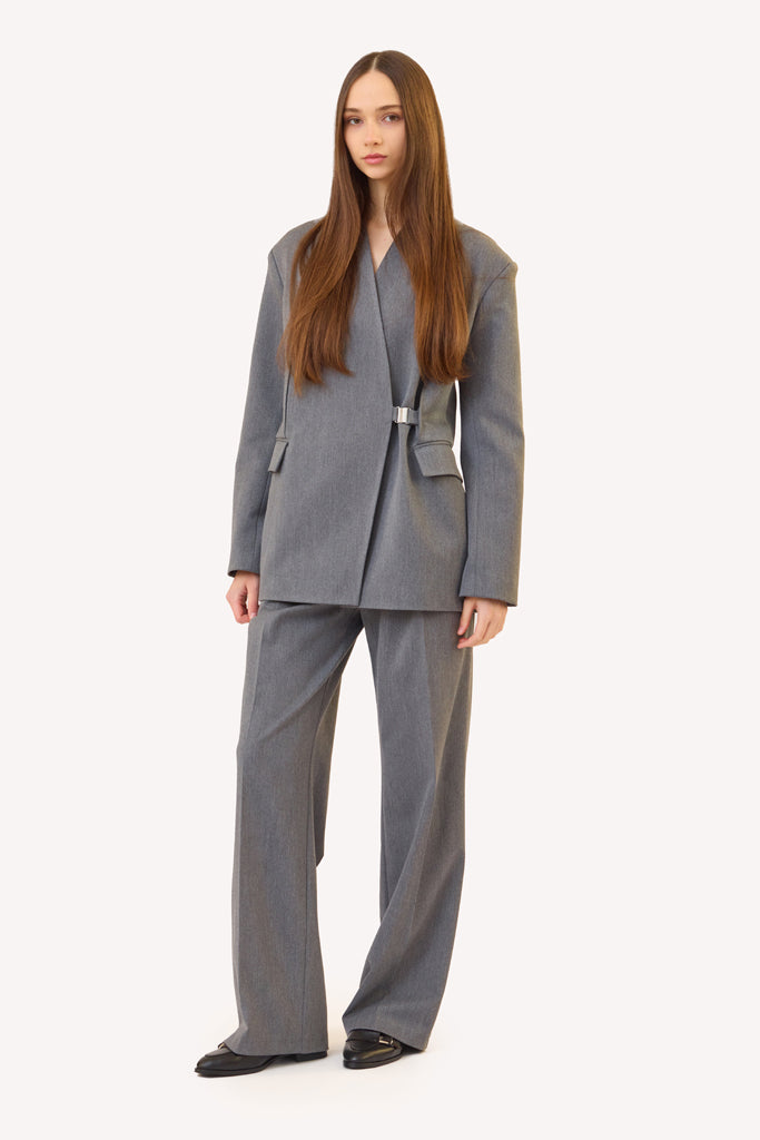 SOTROPA - Gray Blazer, PR Sample at DOORS NYC PR showroom