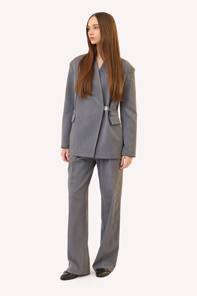 SOTROPA - Gray Blazer, PR Sample at DOORS NYC PR showroom