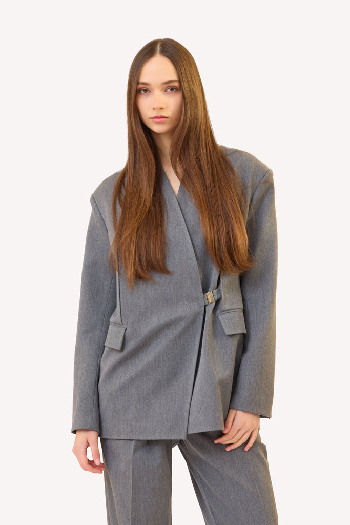 SOTROPA - Gray Blazer, PR Sample at DOORS NYC PR showroom