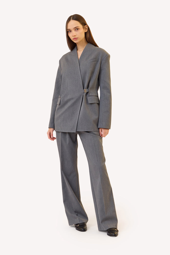 SOTROPA - Gray Blazer, PR Sample at DOORS NYC PR showroom