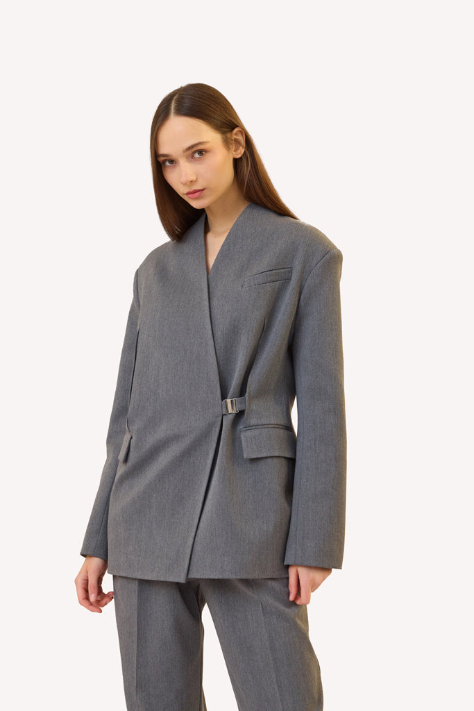 SOTROPA - Gray Blazer, PR Sample at DOORS NYC PR showroom