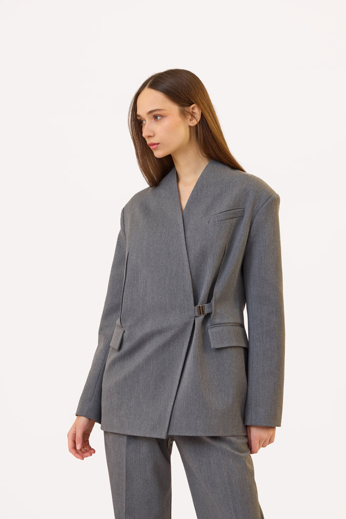 SOTROPA - Gray Blazer, PR Sample at DOORS NYC PR showroom