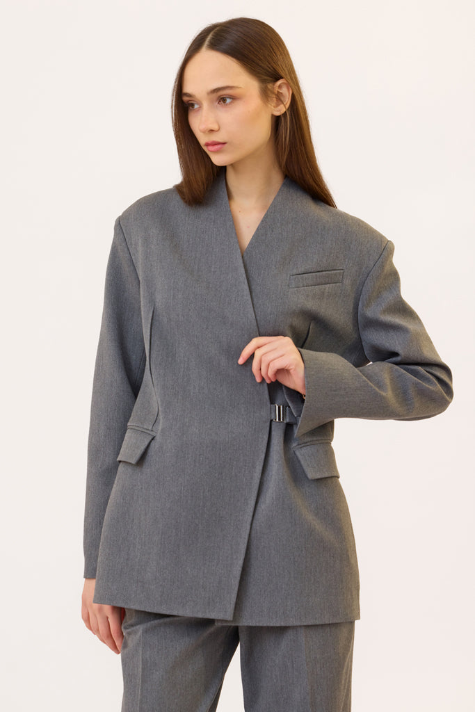 SOTROPA - Gray Blazer, PR Sample at DOORS NYC PR showroom