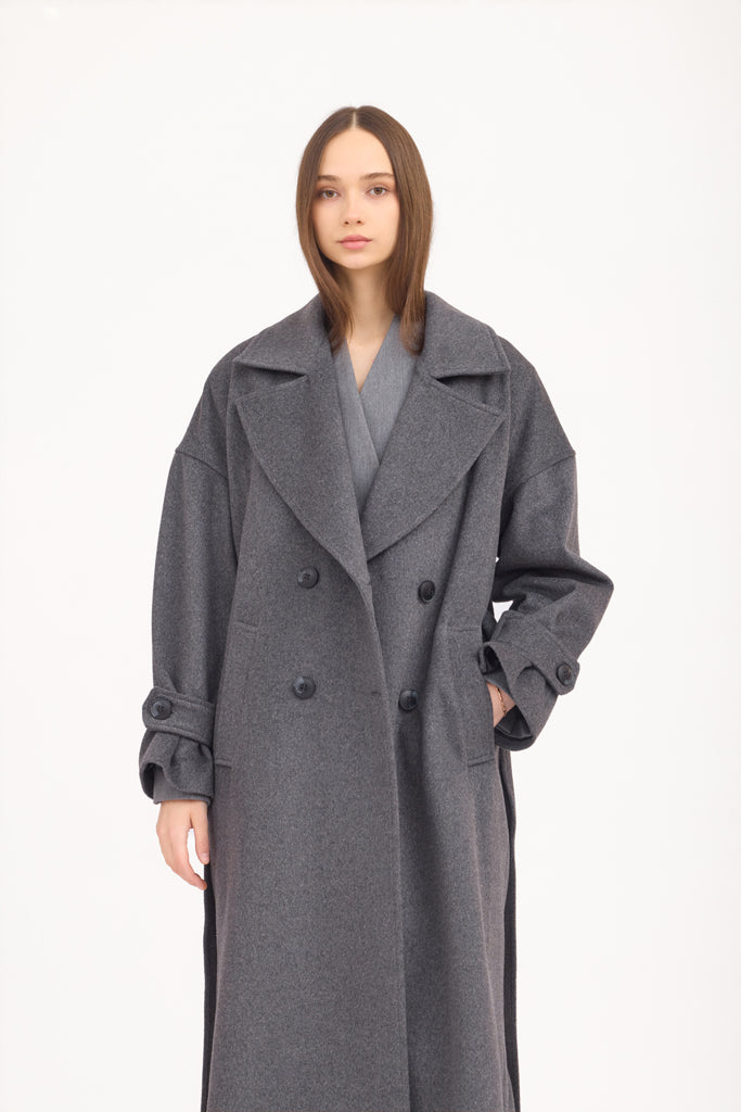 SOTROPA - Grey Coat, PR Sample at DOORS NYC PR showroom