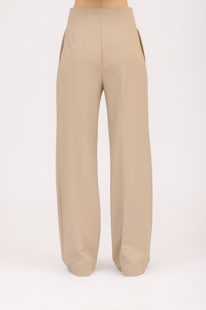 SOTROPA - Beige Trousers, PR Sample at DOORS NYC PR showroom