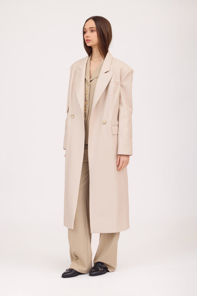 SOTROPA - Trench Eco Leather, buy at DOORS NYC