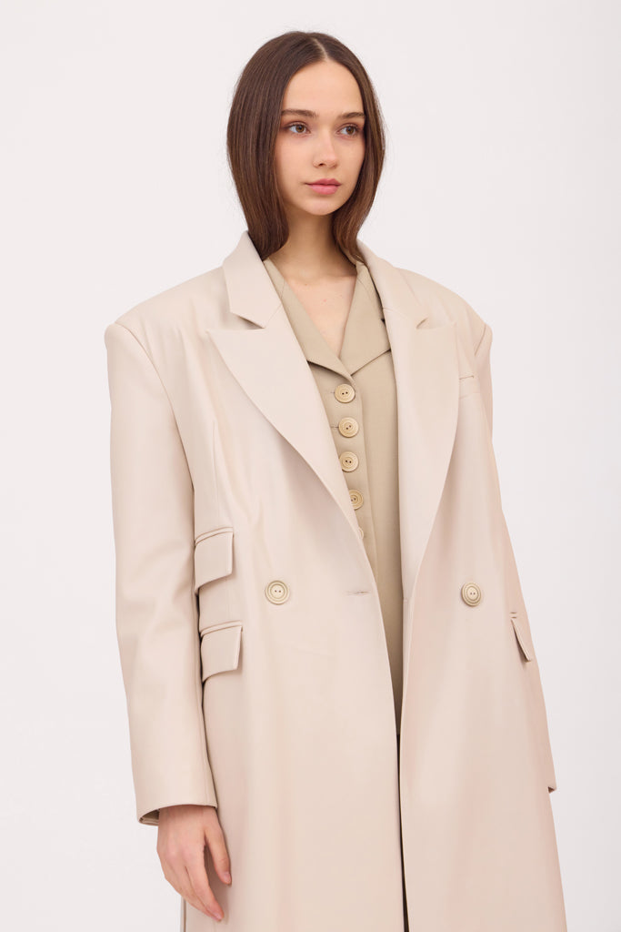 SOTROPA - Trench Eco Leather, buy at DOORS NYC