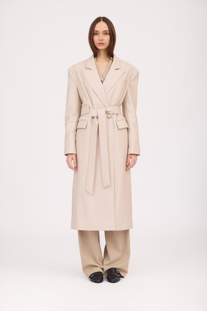 SOTROPA - Trench Eco Leather, buy at DOORS NYC