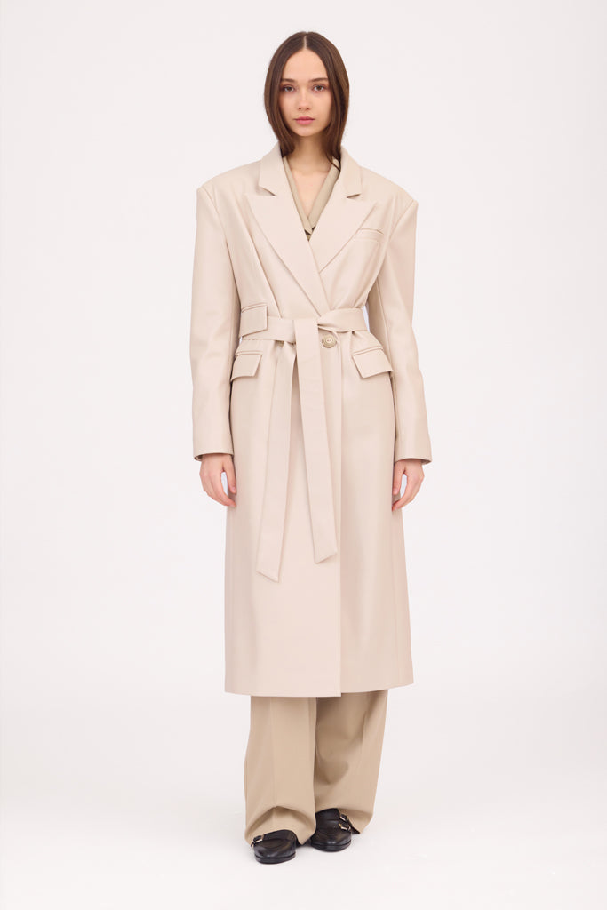 SOTROPA - Trench Eco Leather, buy at DOORS NYC