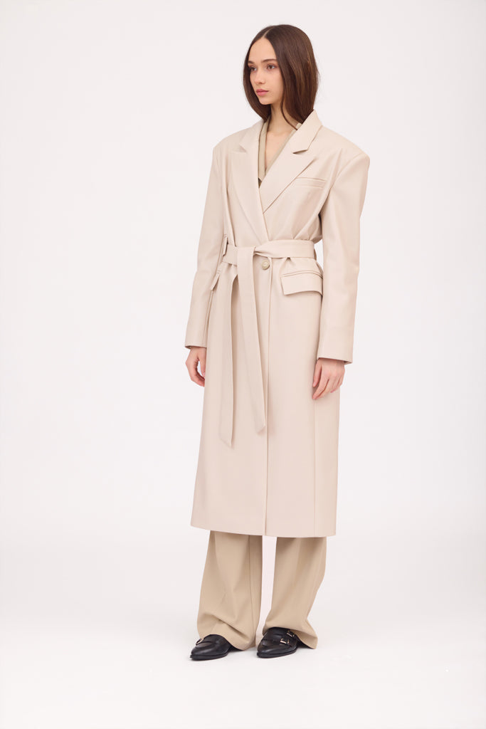 SOTROPA - Trench Eco Leather, buy at DOORS NYC