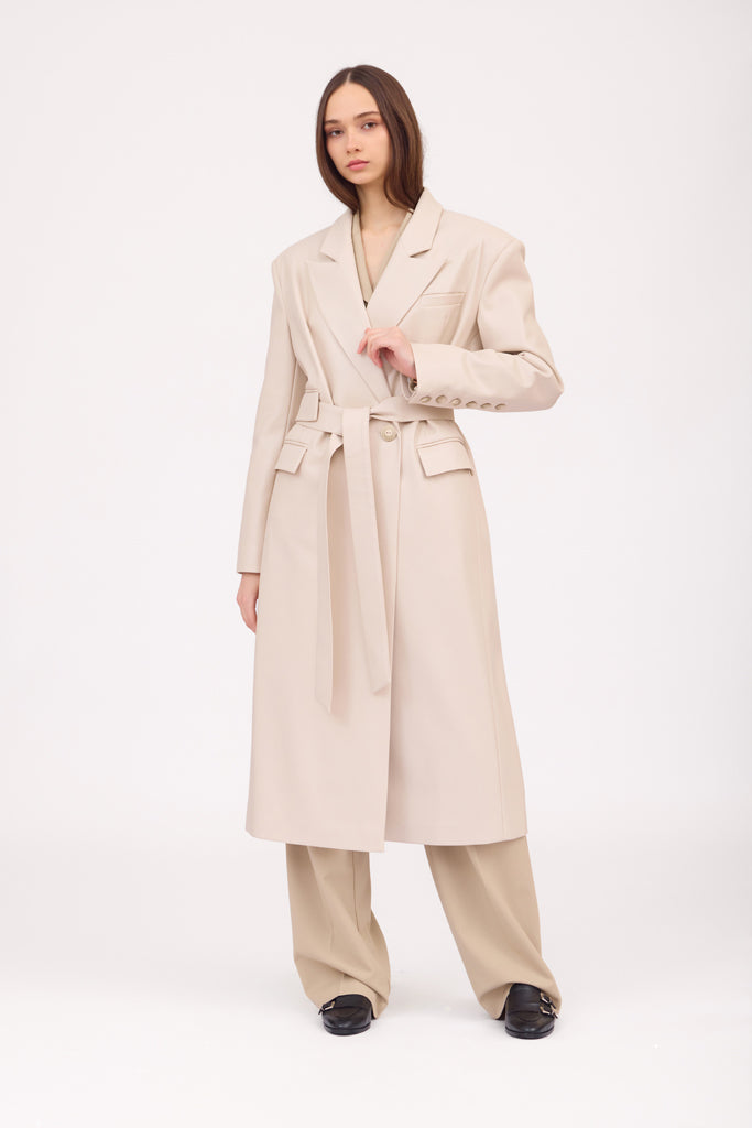 SOTROPA - Trench Eco Leather, buy at DOORS NYC