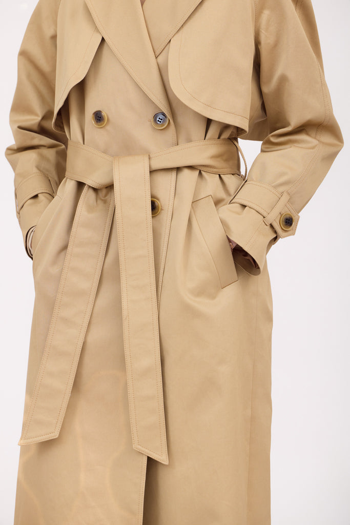 SOTROPA - Camel Trench Coat, buy at DOORS NYC