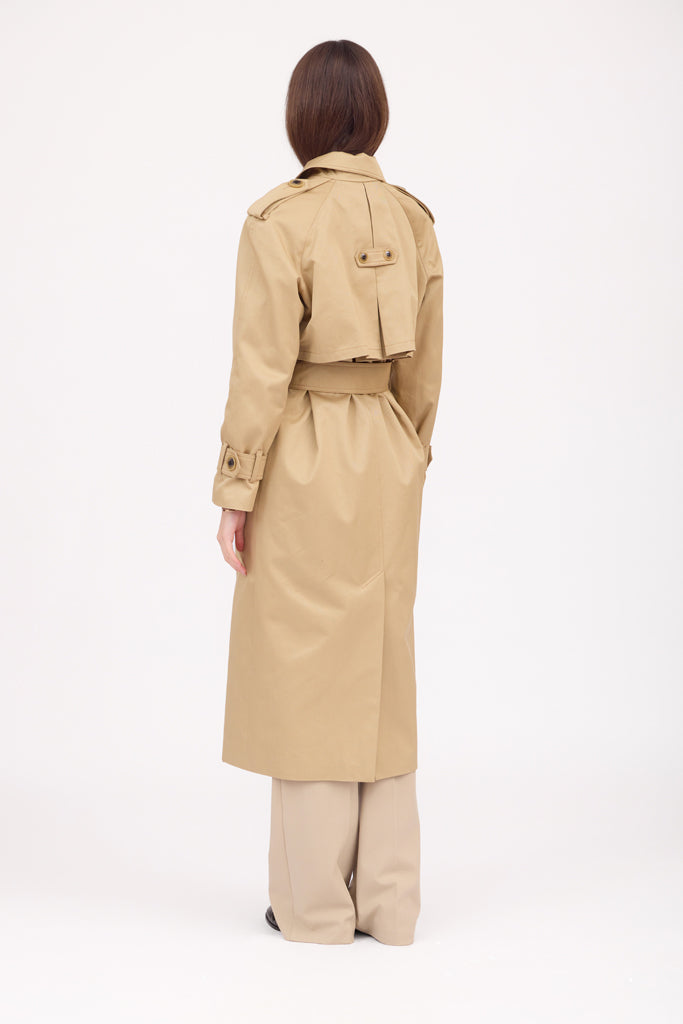 SOTROPA - Camel Trench Coat, buy at DOORS NYC