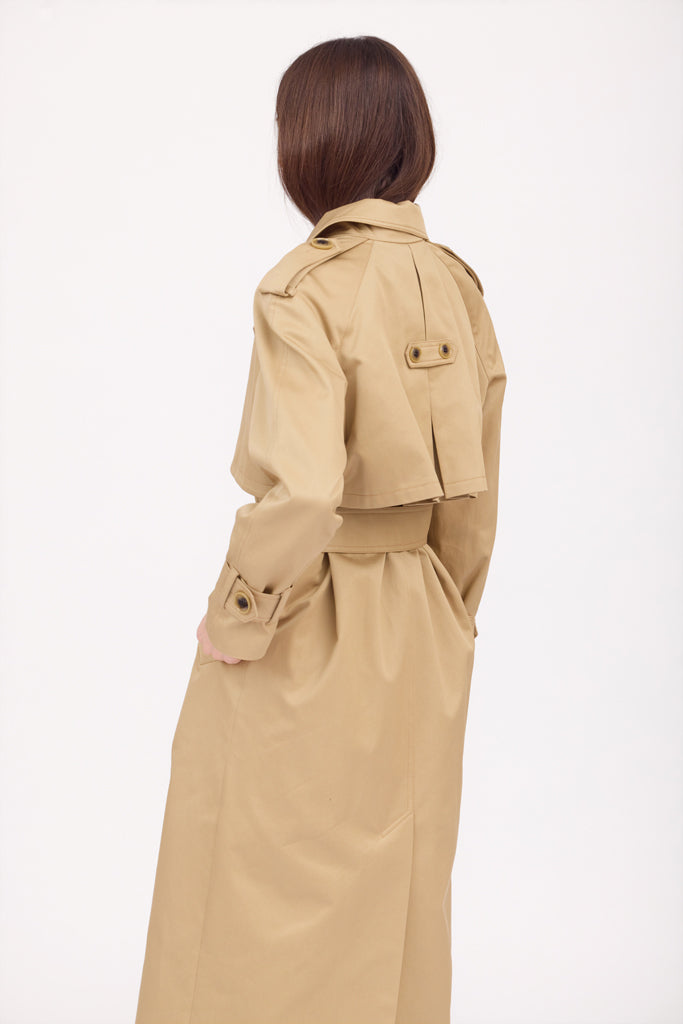 SOTROPA - Camel Trench Coat, buy at DOORS NYC