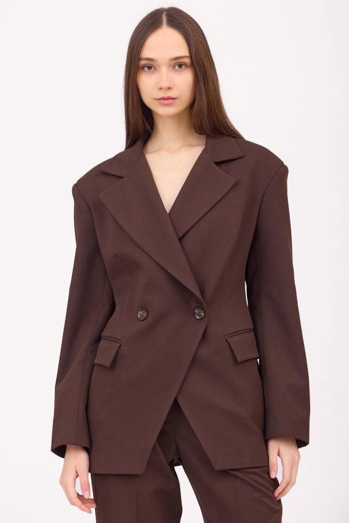 SOTROPA - Brown Blazer, buy at DOORS NYC