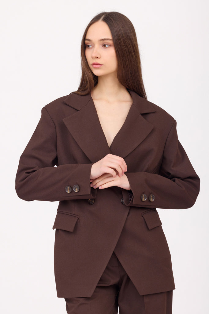 SOTROPA - Brown Blazer, buy at DOORS NYC