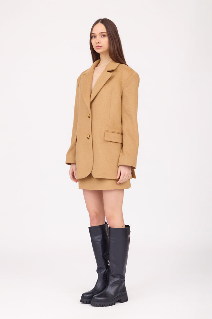 SOTROPA - Camel Skirt, PR Sample at DOORS NYC PR showroom