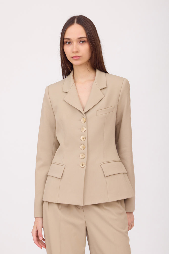 SOTROPA - Beige Blazer, buy at DOORS NYC