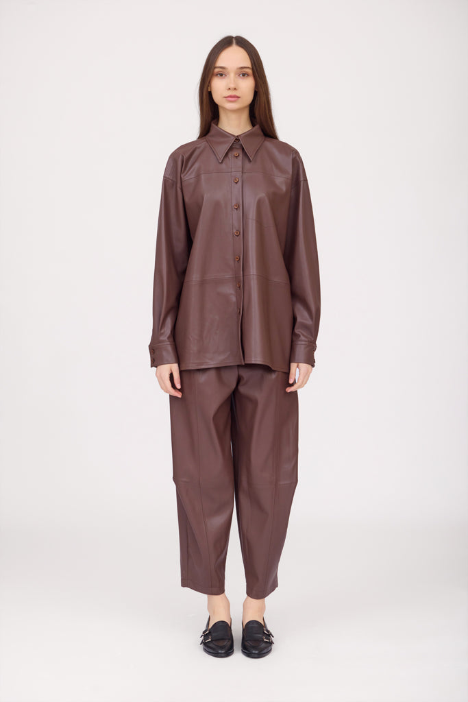 SOTROPA - Shirt Eco Leather, PR Sample at DOORS NYC PR showroom