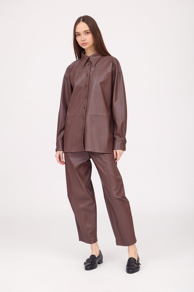 SOTROPA - Shirt Eco Leather, PR Sample at DOORS NYC PR showroom