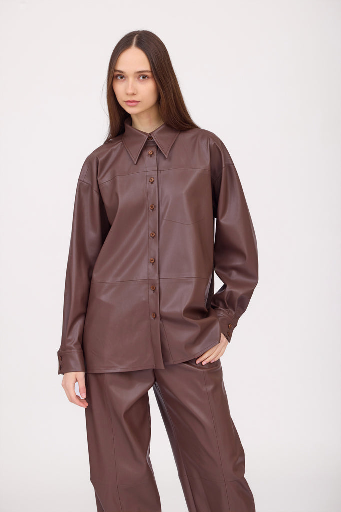 SOTROPA - Shirt Eco Leather, PR Sample at DOORS NYC PR showroom