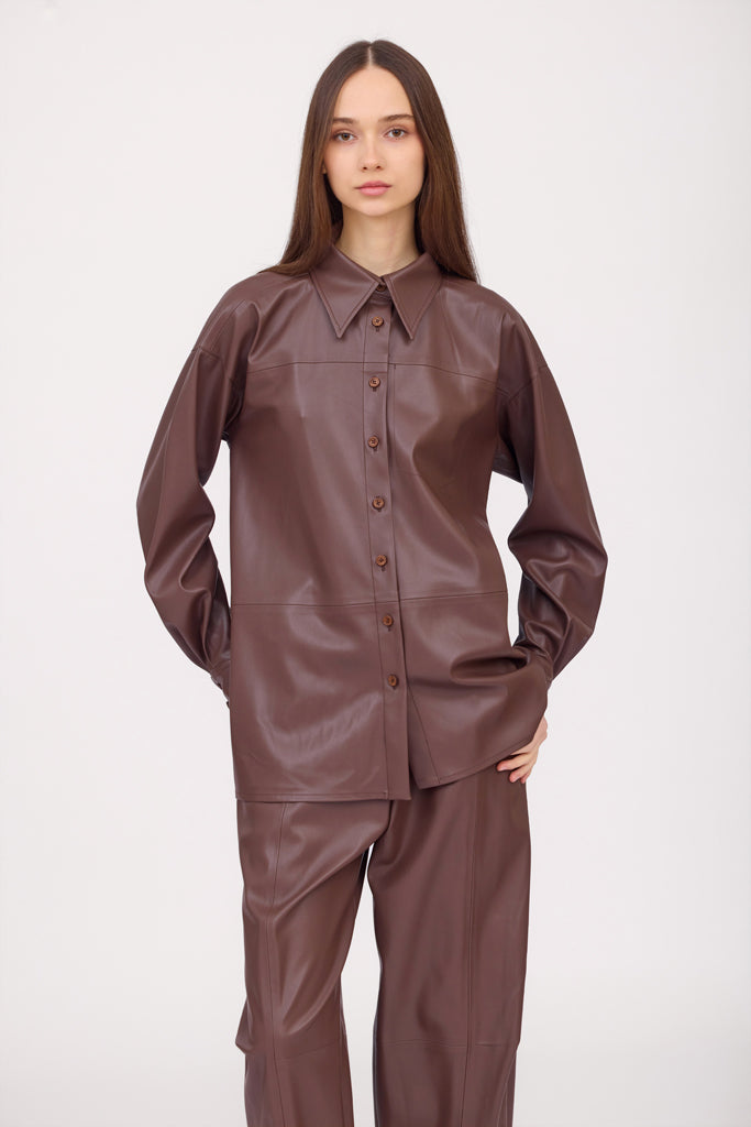 SOTROPA - Shirt Eco Leather, PR Sample at DOORS NYC PR showroom