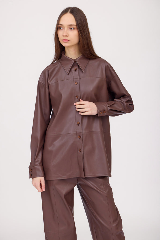 SOTROPA - Shirt Eco Leather, PR Sample at DOORS NYC PR showroom