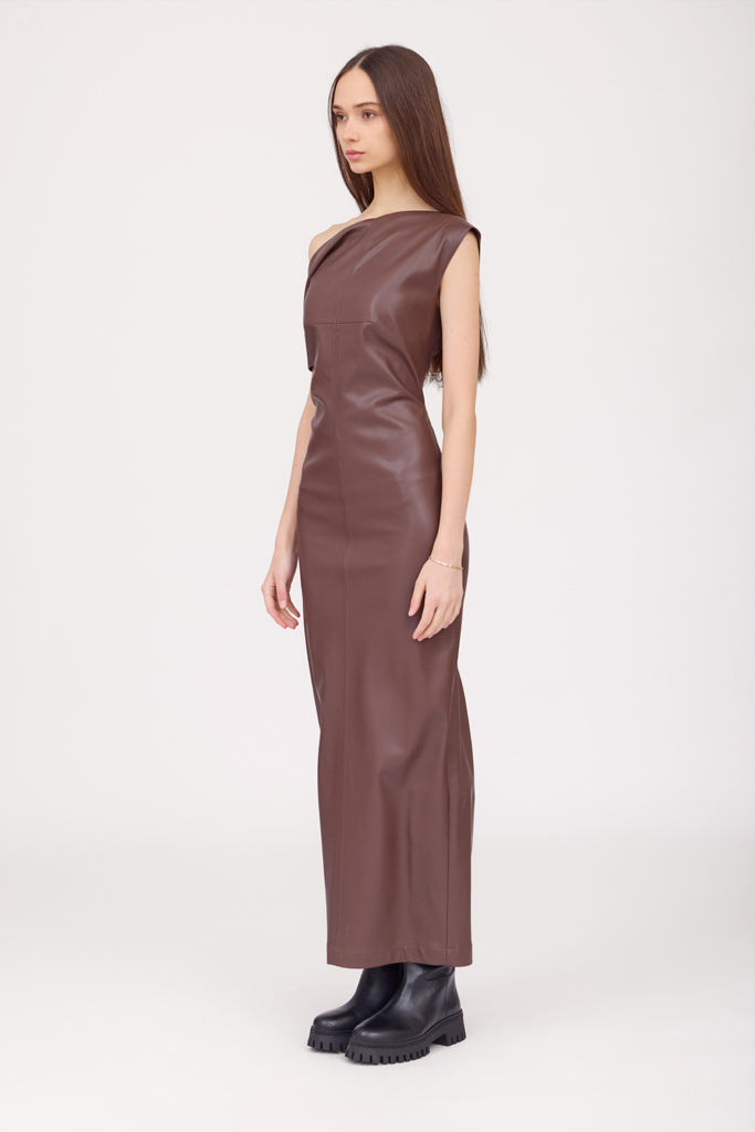 SOTROPA - Dress Eco Leather, PR Sample at DOORS NYC PR showroom