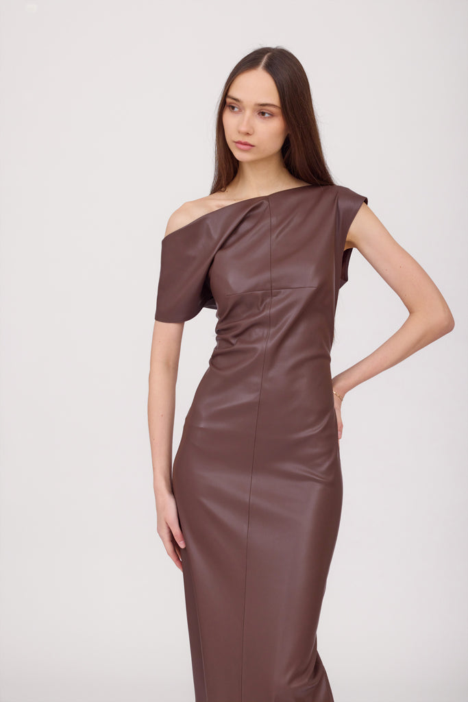 SOTROPA - Dress Eco Leather, PR Sample at DOORS NYC PR showroom
