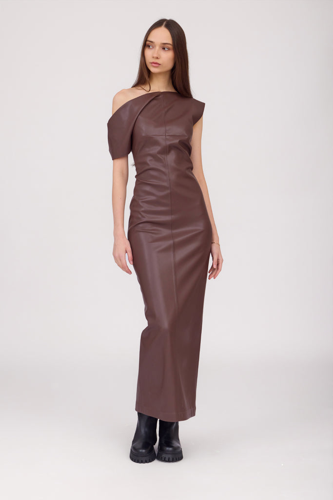 SOTROPA - Dress Eco Leather, PR Sample at DOORS NYC PR showroom