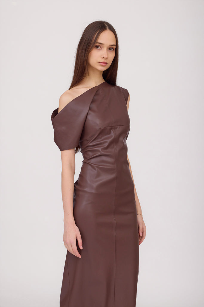 SOTROPA - Dress Eco Leather, PR Sample at DOORS NYC PR showroom