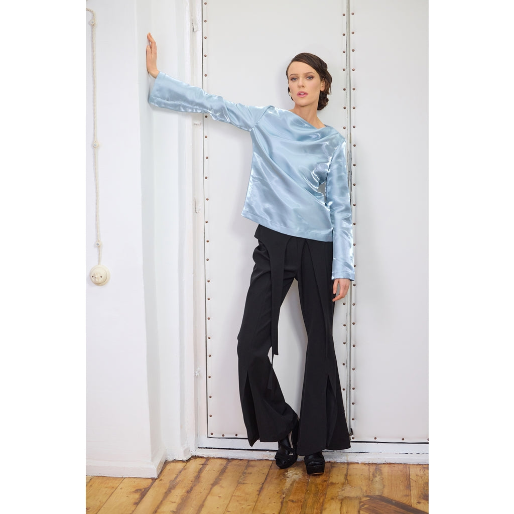 Flared Trousers | Black