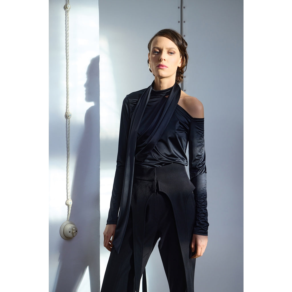 Flared Trousers | Black