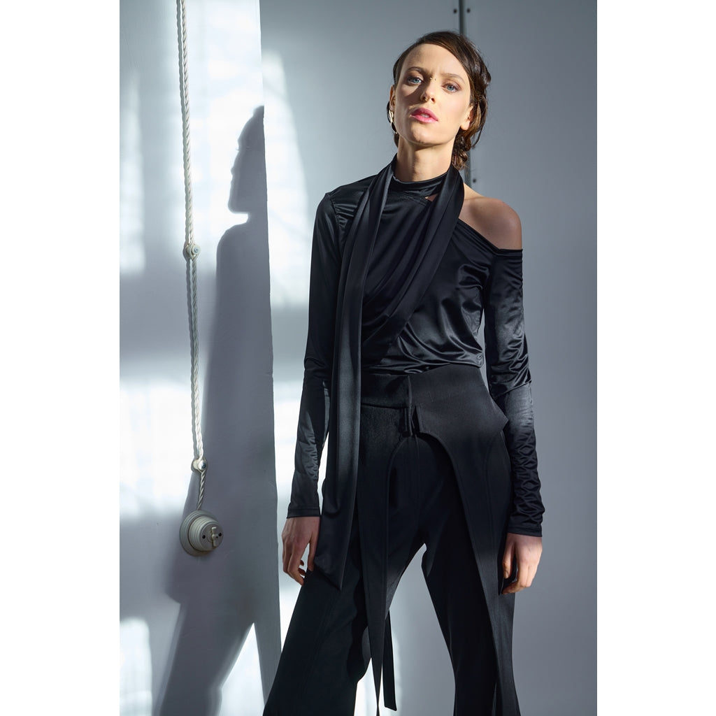 Flared Trousers | Black